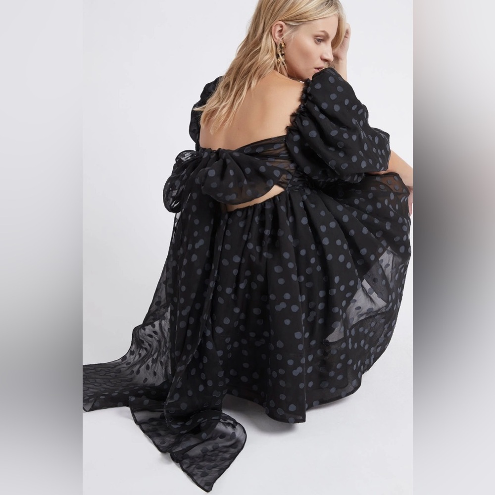Aje puff sleeve dress